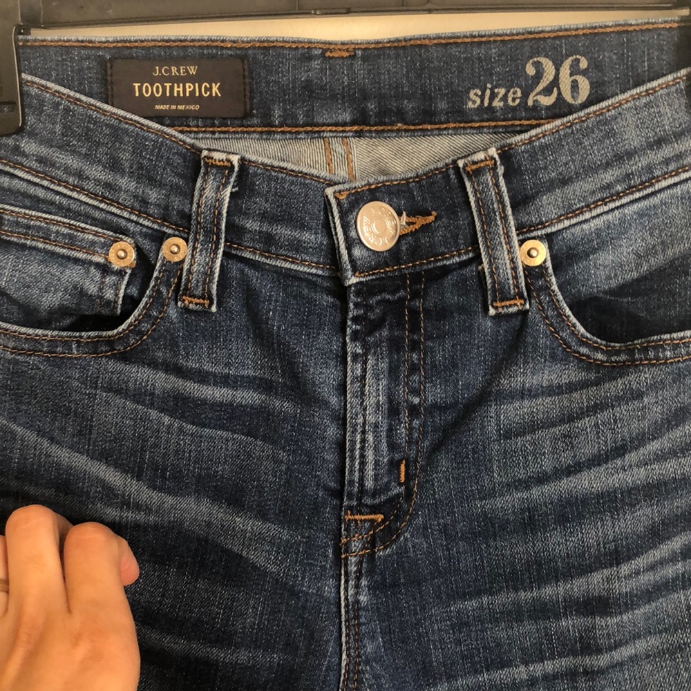 Jcrew toothpick jeans 26 - Picture 6 of 9